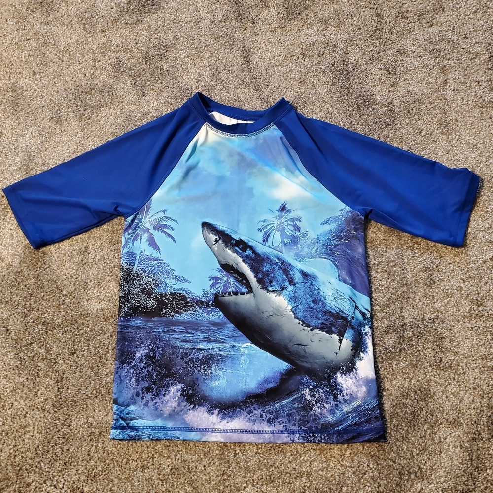 Wonder Nation Boys Swim Shirt Size 14-16